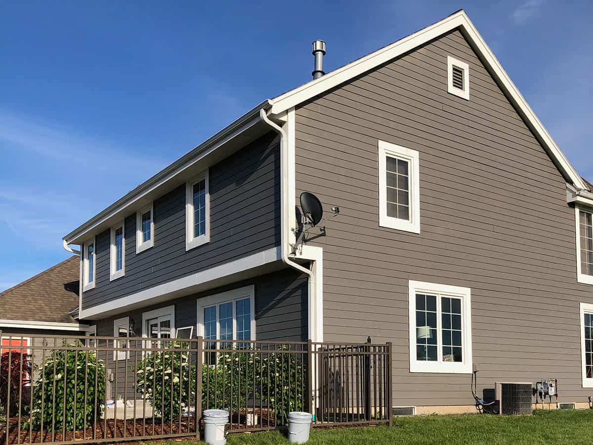 exterior painted siding and trim