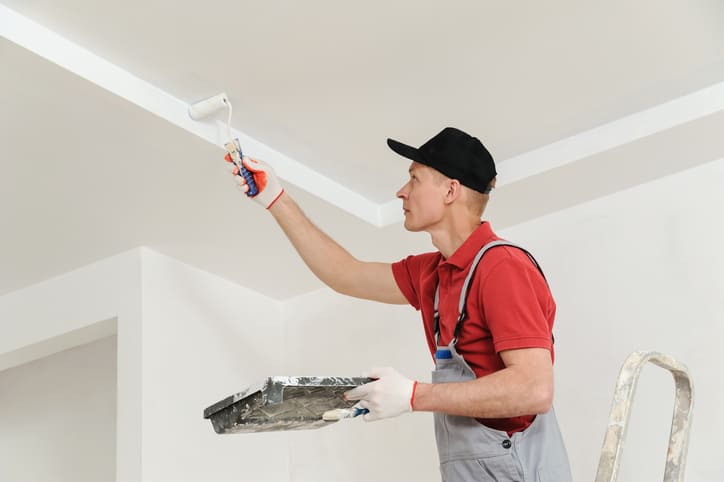 Interior painting for ceiling and walls