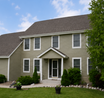 After exterior painting project in Sussex Wisconsin