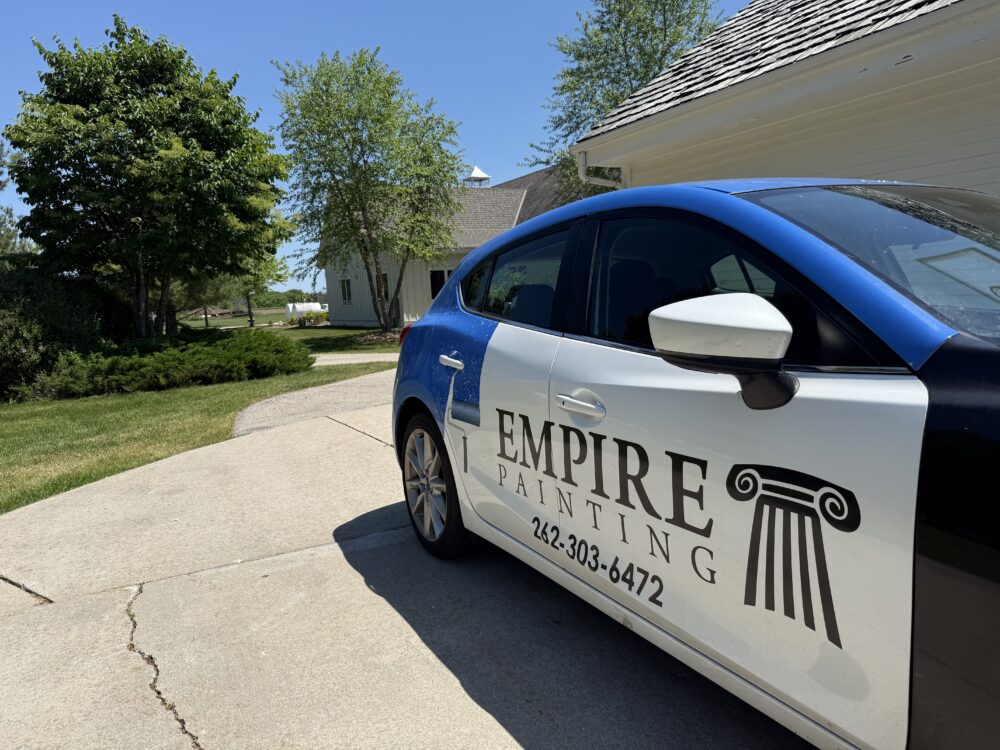 Empire Painting vehicle on a local job site