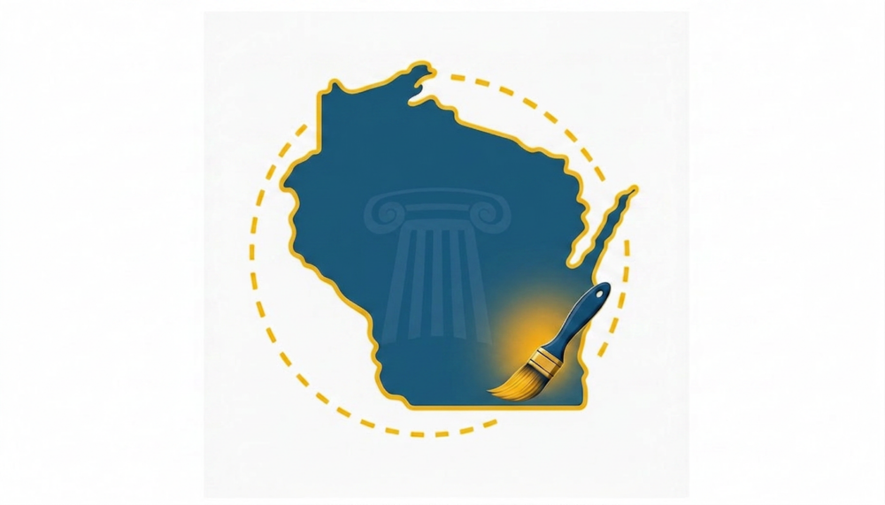 Empire Painting branded Wisconsin service area graphic for Lake Country, Waukesha County, Greater Milwaukee and Southeast Wisconsin