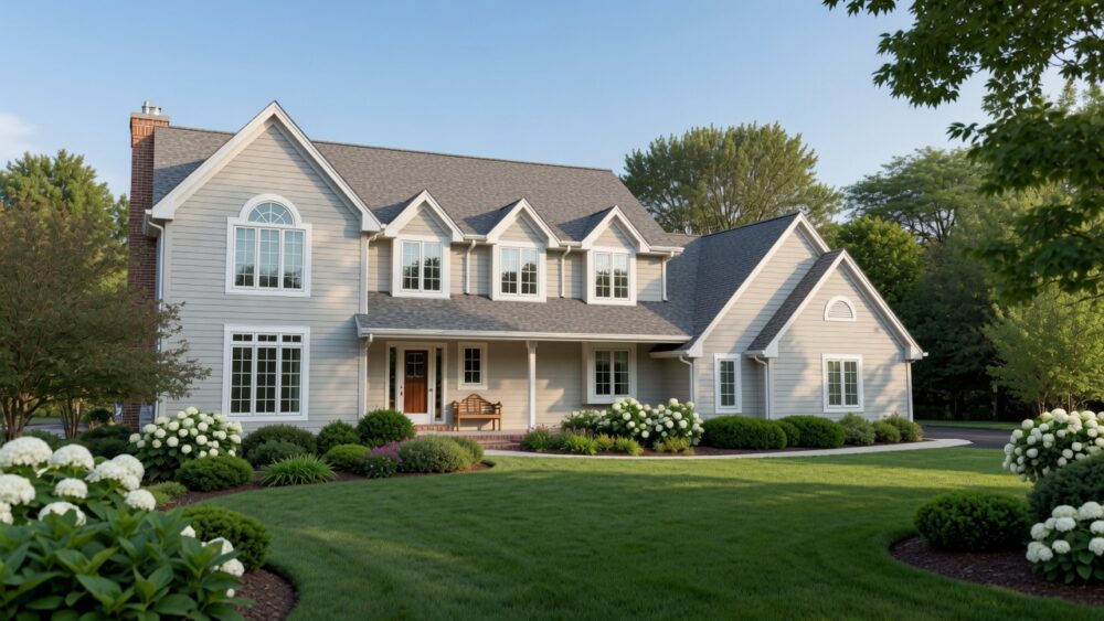 Mequon Wisconsin home after exterior painting by Empire Painting