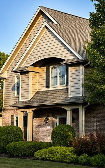 Windy Knoll subdivision exterior painting project in Richfield Wisconsin by Empire Painting