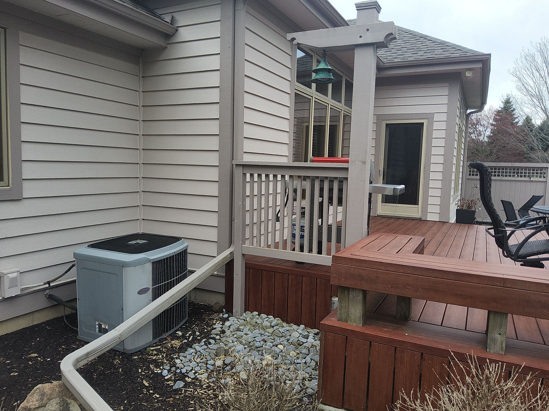 Franklin home siding and deck rail details
