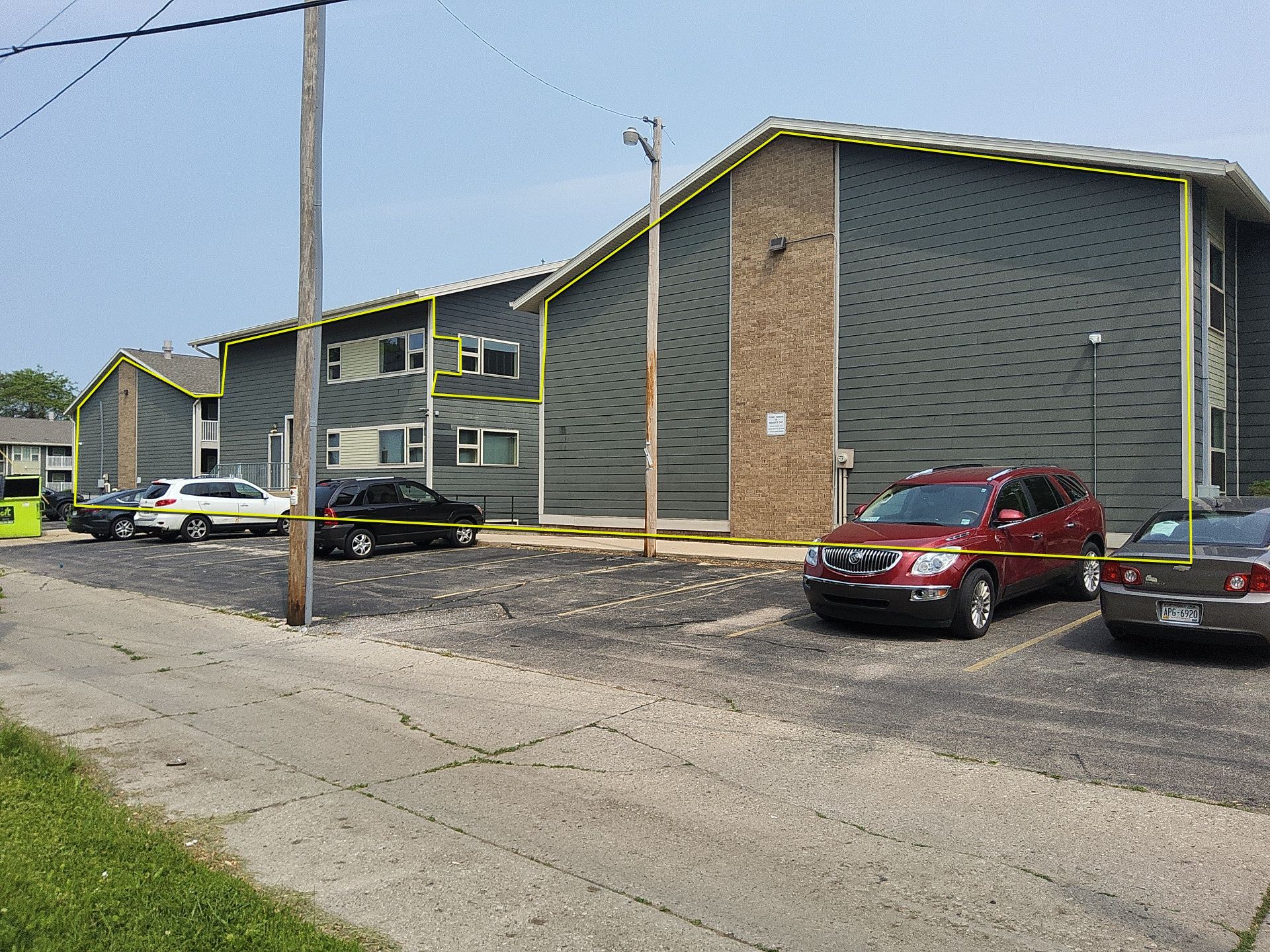 Apartment buildings at McKinley Gardens, an Empire Painting project