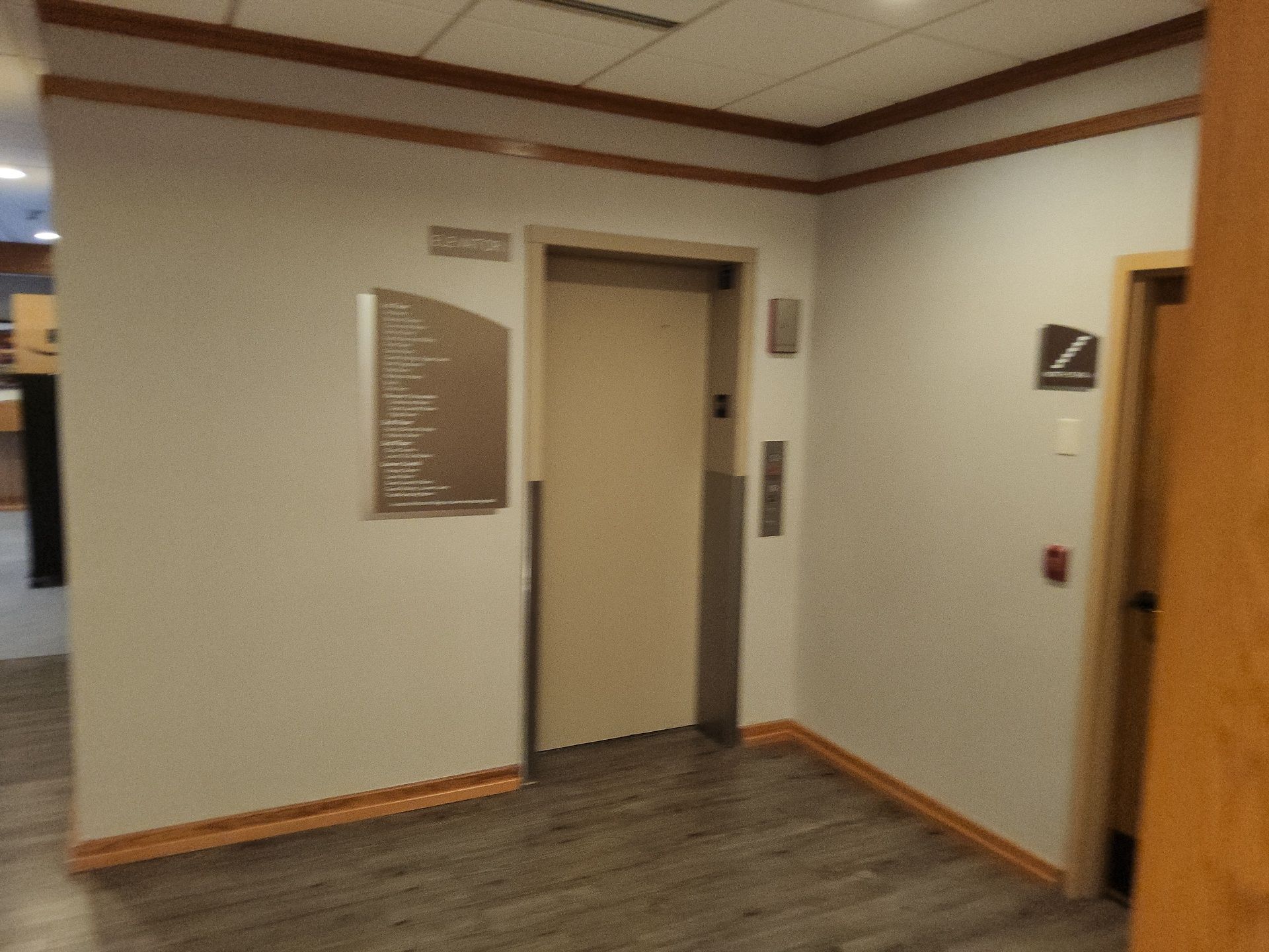 Shared hallway at Ronald McDonald House, an Empire Painting project